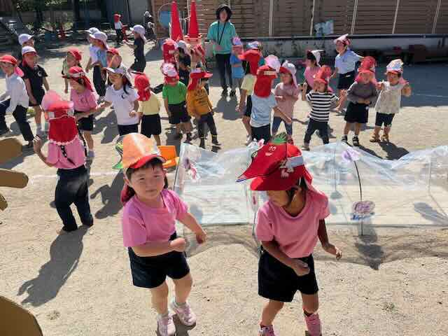 運動会のその後・・・みんなでばけちゃま！運動会ごっこ