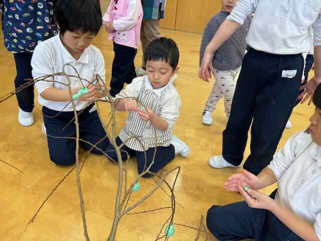 まゆ玉をつけよう〜！