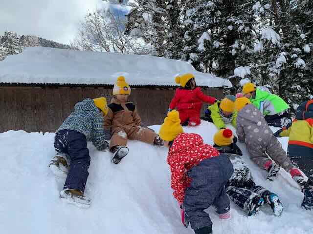 雪山にも登るぞ〜！